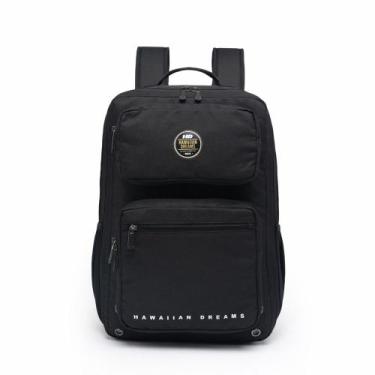 Imagem de Mochila Masculina Executiva Reforçada Moderna Preta - HD, U, Preto