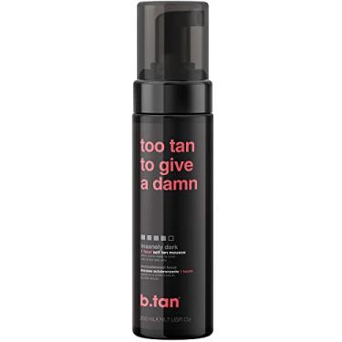 Imagem de B.TAN b.tan Ultra Dark Self Tanner Mousse,Too Tan - Best, 1 Hour Express Sunless Tanning Foam, Gold Bronzing Glow, No Fake Tan Smell, Face & Body, Vegan, Cruelty & Paraben Free, 6.7 Fl