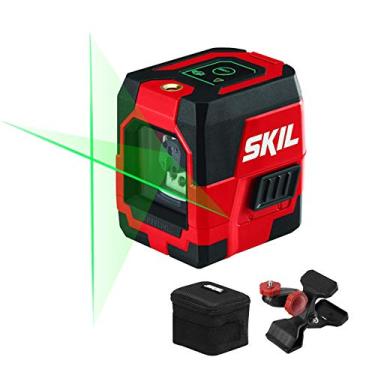 Imagem de Skil Nível De Laser De Linha Cruzada Autonivelante Verde De 65 Pés Com Linhas Horizontais E Verticais, Bateria De Lítio Recarregável Com Porta De Carregamento Usb, Braçadeira E Bolsa De Transporte I