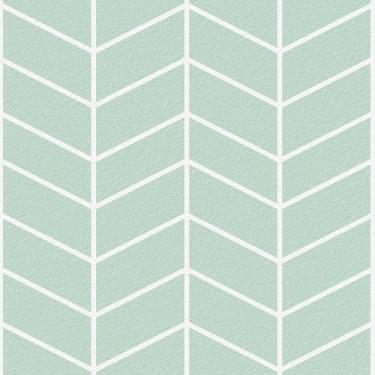 Imagem de Papel de parede verde para descascar e colar espinha de peixe 44,5 cm x 304,8 cm papel de contato geométrico verde para quarto de banheiro decoração parede armários de cozinha Chevron rolo de papel de