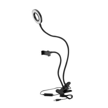 Imagem de  Ring Light De Mesa Iluminador Led Com Suporte Celular Selfie - Bc Bor