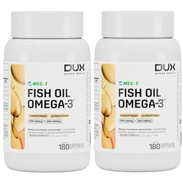 Imagem de Combo 2x Ômega-3 Fish Oil - Dux Nutrition - Pote 180 Cápsulas - Total 360