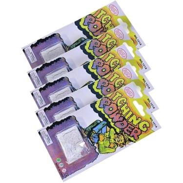 Imagem de 5 peças de adereços de Halloween coceira em pó, brincadeiras, truques criativos, kit engraçado de suprimentos de Halloween, acessórios de festa, ferramentas de brincadeira para Halloween, Natal