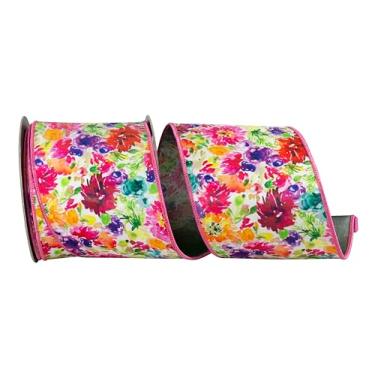 Imagem de Reliant Ribbon Fita de borda com fio de luxo para impressões florais, várias