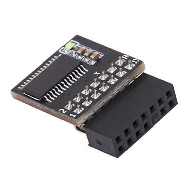 Imagem de TPM 2.0 Módulo LPC 14PIN Placa de Segurança de Criptografia de Carteira Remota para Dispositivos Compatíveis Com Windows 7 64 Bits, Windows 8.1/10