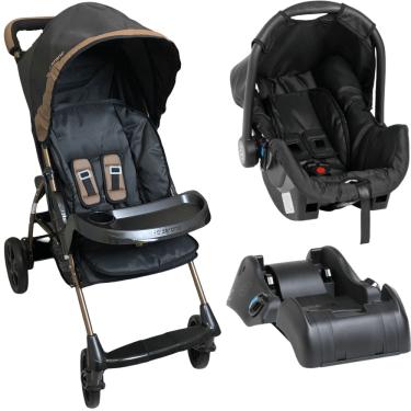 Imagem de Carrinho de Bebe Bebe Conforto Base Galzerano Romano Preto Cobre