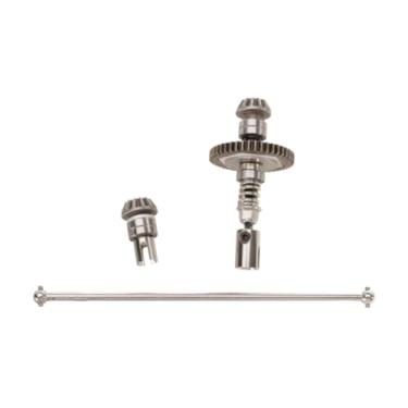 Imagem de TTETTZ Eixo de transmissão central de embreagem deslizante para carro RC faça você mesmo, versão midificada 1:12 para 124010, 124018 e 124016