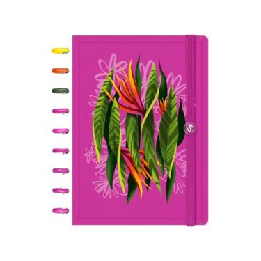Imagem de Caderno de Disco ISCOOL Pequeno Flore(Ser) Botânica Rosa Primavera