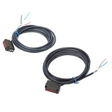 Imagem de Interruptor NPN de Sensor de Detecção de 6m, Fácil de Montar, Ideal para Porta Automática, Garagem para Carros, Evitação de Obstáculos Ao robô, Com Luz LED Infravermelha, Cabo