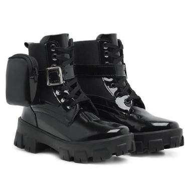 Imagem de Bota Bolsinha Feminina Coturno Tratorado Confortavel 33 ao 40 - Seven 