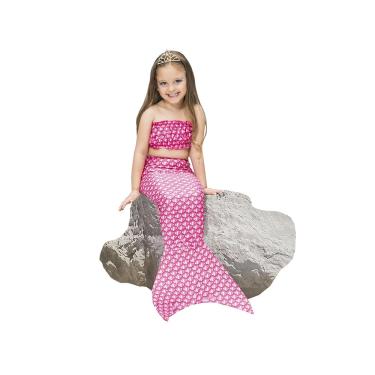 Imagem de Fantasia Super Cauda de Sereia Pink Tamanho G