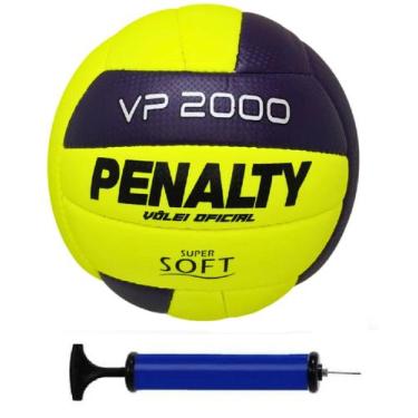 Imagem de Bola vôlei penalty vp 2000 + bomba de ar