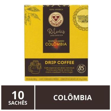 Imagem de Drip Coffee, 3 Corações, Café Colômbia, 10 sachês - Três