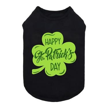 Imagem de Fitwarm Roupas de cachorro Happy St Patricks Day, roupas de verão para cães pequenos menino menina, camiseta engraçada para cachorro, algodão respirável leve, roupa de gato para animais de estimação,