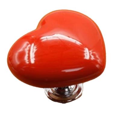 Imagem de Button Button Pusher Heart Pressione Tank Tank Top Top Push Topper para mulheres Plástico portátil higiênico de unhas longas (Vermelho)