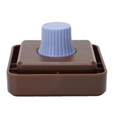 Imagem de Yosoo Porta de Microfibra, Bandeja de Organizador Reutilizável do Gripper Home Office Com Alça Confortável, Fácil Transporte e Armazenamento para Construir Toalha de Placa (Café)