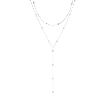 Imagem de LittleFathand Colar de sol e lua para amizade combinando melhores amigos, colar de aço inoxidável com pingente de lua e sol para presente de BFFJewelry, Zinco, Sem Pedra Preciosa