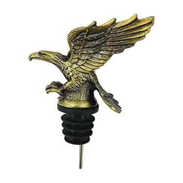 Imagem de Llazsybz Aeradores Retrô, Dosador, Cabeça de Animal, Rolha, Decantador, Dosador de Garrafas, Bebidas, Casa, Cozinha, Acessórios para Clube, Cobre