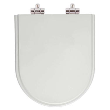 Imagem de Assento Sanitario Com Amortecedor Carrara Cinza Real Para Vaso Deca