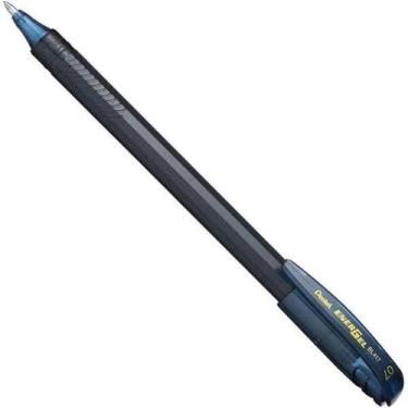 Imagem de Caneta Pentel 0.7 energel makkuro azul marinho