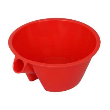 Imagem de Generic Colher de rega de jardim, balde de ferramentas de jardim, concha de grande capacidade, multiuso, colher de banho, concha de água para cozinha, casa, Vermelho