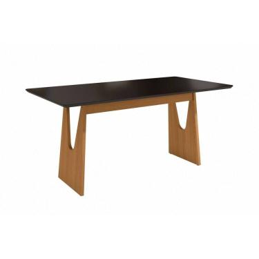 Imagem de Mesa Mila para Sala de Jantar Premium Preto Fosco