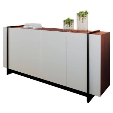 Imagem de Balcao Buffet 160 cm Copacabana Preto Colibri