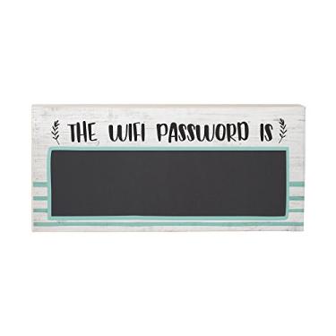 Imagem de Simply Said, INC Placa de giz Chalk Talk 30,5 cm x 14 cm - senha WiFi