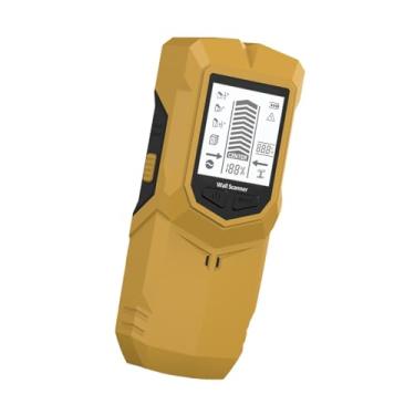 Imagem de Baoblaze Detector de parede, detector eletrônico de vigas, localizadores de vigas com display LCD, de madeira e metal para de cabos, Amarelo