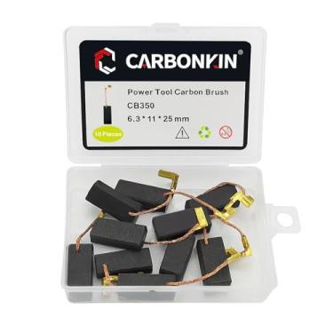 Imagem de 10 peças de escovas de carbono CARBONKIN substituem CB350 194160-9 para Makita HR4010C HM0871C HR3210FCT HR4002 HR3210C HM0870C