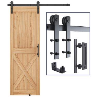 Imagem de Kit de hardware para porta de celeiro deslizante SMARTSTANDARD 1,5 m p
