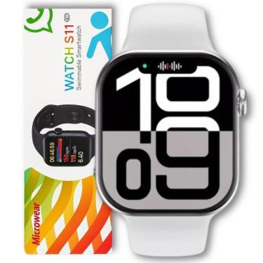 Imagem de Smartwatch S11 Pro Microwear Whats ChatGPT Faz Recebe Ligações Esportes Séria 11-Masculino