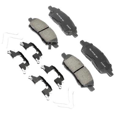 Imagem de ACDelco Kit de pastilhas de freio a disco frontal de cerâmica profissional 17D1592CHF1