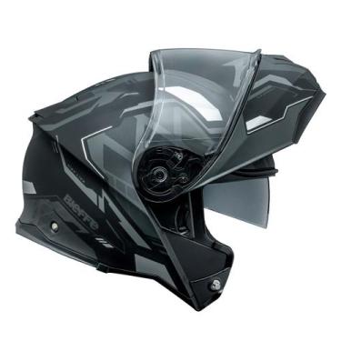 Imagem de Capacete Robocop  Masculino Bieffe B-Dynamic Attractie Preto, Preto Fo