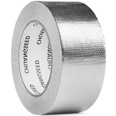 Imagem de Fita de proteção térmica CHUANGSEED Folha de alumínio adesiva 5cm x 27
