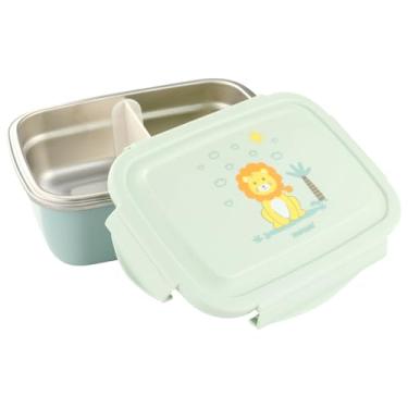 Imagem de Lancheira Bentô Box 550ml Leão Verde