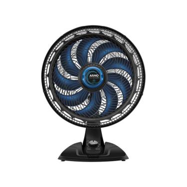 Imagem de Ventilador de Mesa de Mesa Arno X-Treme 9 Repelente VE95 40cm 9 Pás 3 Velocidades Preto e Azul Escuro 2720017498