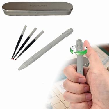 Imagem de D6 Dice Pen, Unique Board Games Gifts Roulette Dice Pen, Dice Games Accessories, Suitable for Board Role-Playing Theme Games (White)