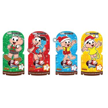 Imagem de Bombom Chocolate ao Leite Recheio Avelã Montevérgine Caixa 55g Natal