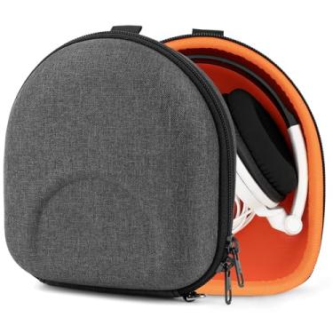 Imagem de Capa de fone de ouvido Geekria compatível com Audio-Technica FC700, FC707, SJ11, SJ33, SJ55, FW3, FW33, Panasonic DJ120, DJ100 e mais/capa rígida para transporte de fone de ouvido/bolsa de viagem de fone de ouvido