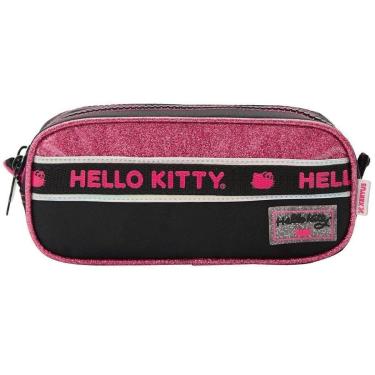Imagem de ESTOJO DUPLO JUVENIL HELLO KITTY ROCK 14333-Feminino