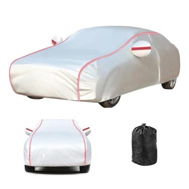 Imagem de CYPOSLDN Capa de carro para exteriores para Mitsubishi Outlander SUV, capa completa para carro, impermeável, respirável, à prova de poeira, resistente aos raios UV, proteção para todos os tipos