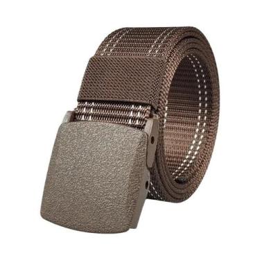 Imagem de Cinto Tático De Nylon Branco Com Fivela Automática Para Homens E Mulhe