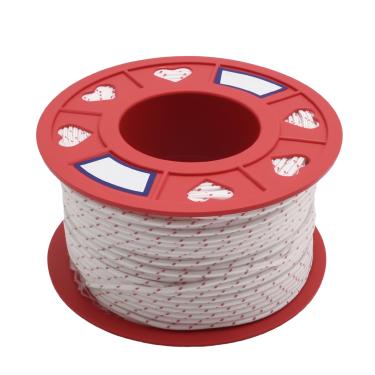 Imagem de SYOWADA Cabo de tração de corda de arranque de recuo, substituição de corda de 3 mm 100 metros para motosserra Stihl Husqvarna Craftsman para cortador de grama Stihl Husqvarna, fio de nylon para