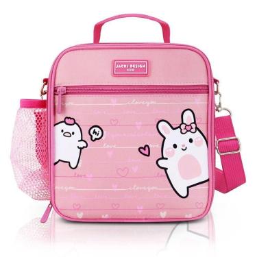 Imagem de Lancheira Térmica Infantil Amiguinhos Jacki Design – 4.180 Ml Coelho Rosa