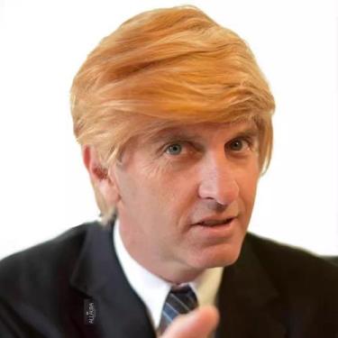 Imagem de Peruca de cosplay, loira curta genérica para homens, resistente ao cal