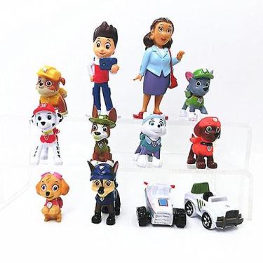 Imagem de Conjunto de brinquedos Paw Patrol Rescue Dog Figures 12 peças Sajy par
