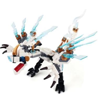 Imagem de Blocos de construção Huiqibao Fire Dragon Knight 115 unidades - Gloome