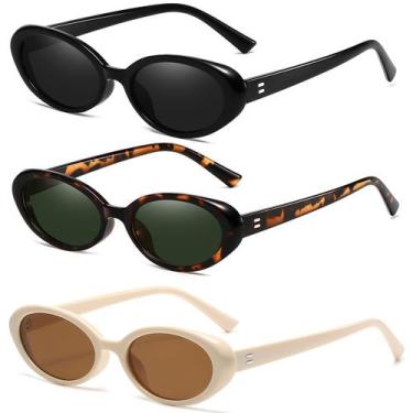 Imagem de Óculos de sol Breaksun Retro Oval 90s Vintage para mulheres e homens