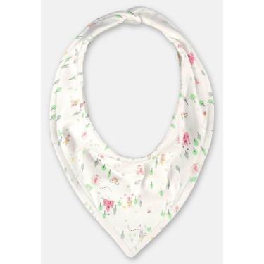 Imagem de Babador em Suedine para Bebê Menina Up Baby, Off-White